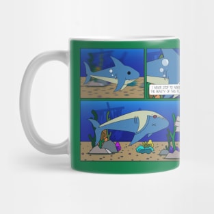 The Ocean Is Beautiful, But It Will Kill You Mug